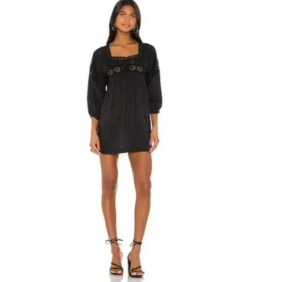 Free People Azalea Lace Tunic Dress. XS - Picture 4 of 13